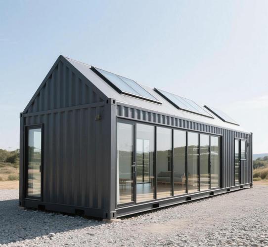 在乡村山野之地,他用集装箱建了这样一个别墅